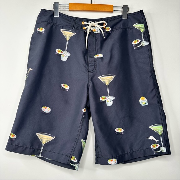 Tommy Bahama Other - Tommy Bahama Mens Swim Trunks Sushi Martini Size 34